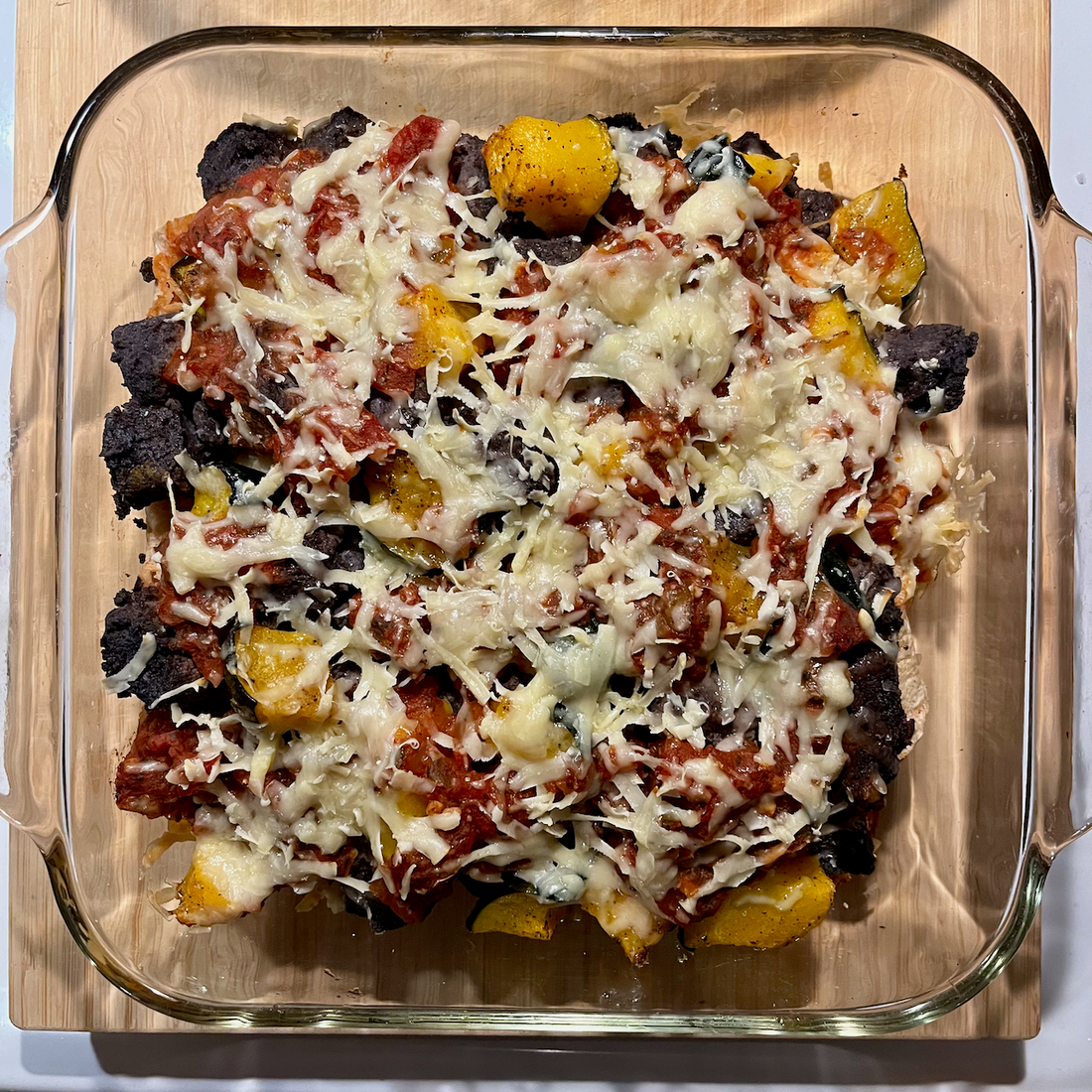 Acorn Squash & Black Bean Tofu Enchiladas