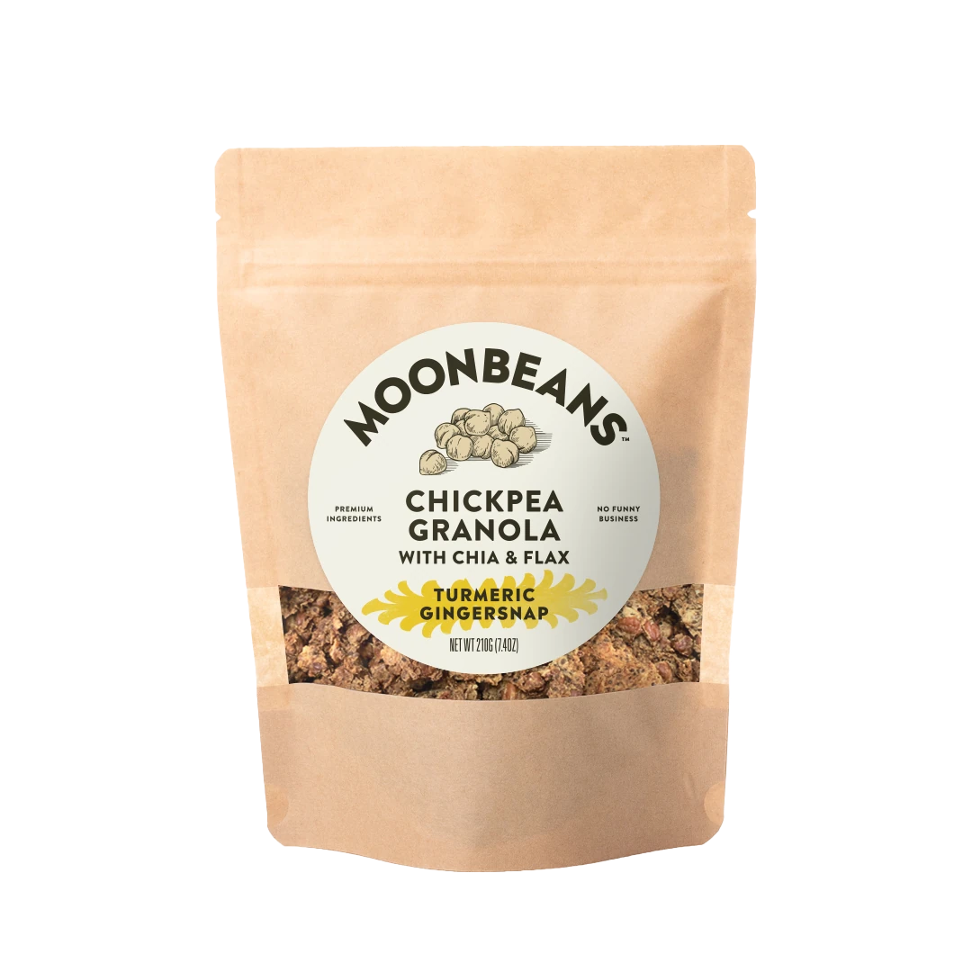 Turmeric Gingersnap Chickpea Granola