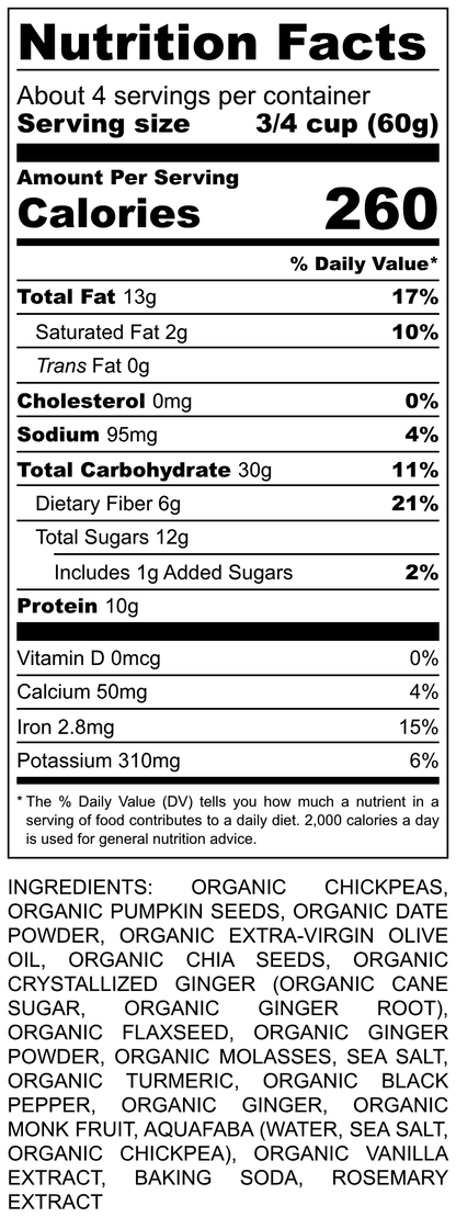 Turmeric Gingersnap Granola